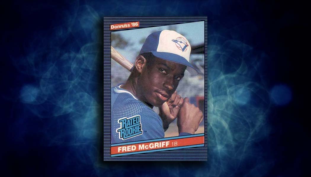 Fred McGriff 1986 DONRUSS RATED ROOKIE Card #28
