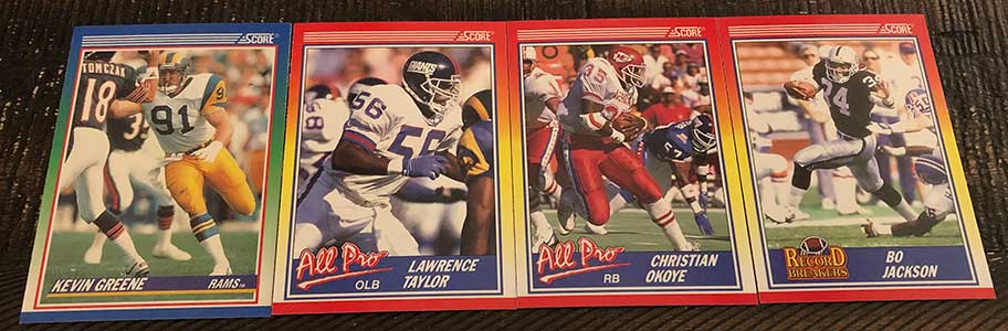 1990 Score Lawrence Taylor Crunch Crew (2 card)