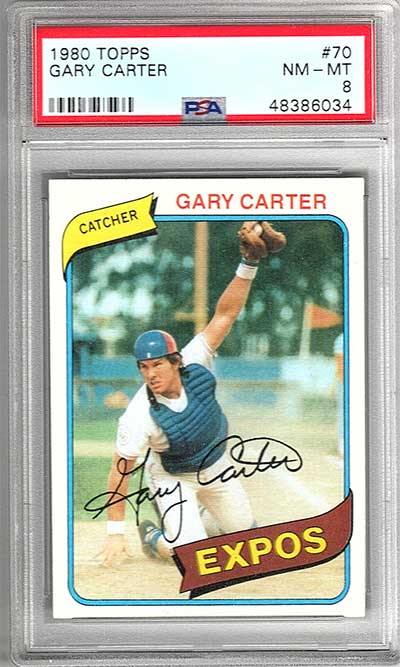 Chasing 8's: A Unique Approach to Collecting Gary Carter Cards