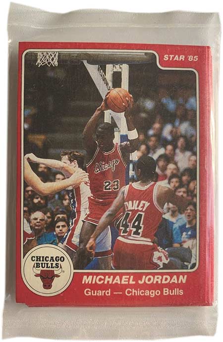 Michael Jordan Card FLEER GOLD FOIL AUTHENTIC 90's FADE AWAY BULLS