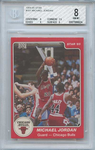 Lot Detail - 1984-85 STAR CO. BASKETBALL #101 MICHAEL JORDAN