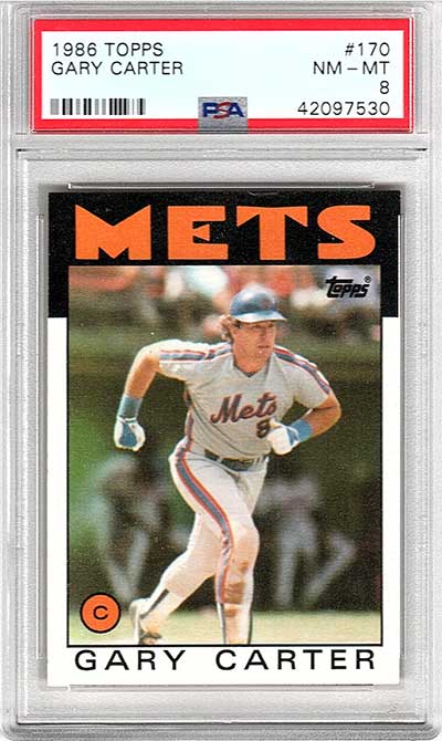Chasing 8's: A Unique Approach to Collecting Gary Carter Cards