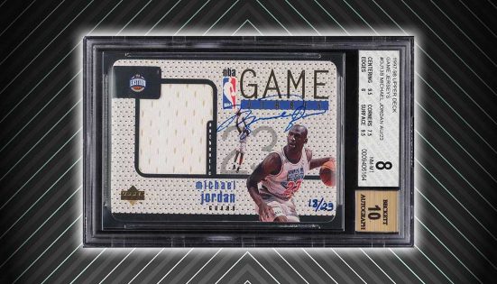 Over $1 Million for 1997-98 UD Game Jersey Michael Jordan Autograph