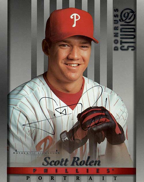 Scott Rolen Single Signed Baseball, PSA Mint 9. The hard-working, Lot  #10224