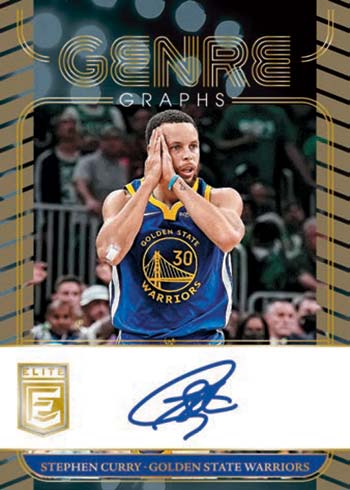 2022-23 Donruss Elite Basketball Genregraphs Stephen Curry