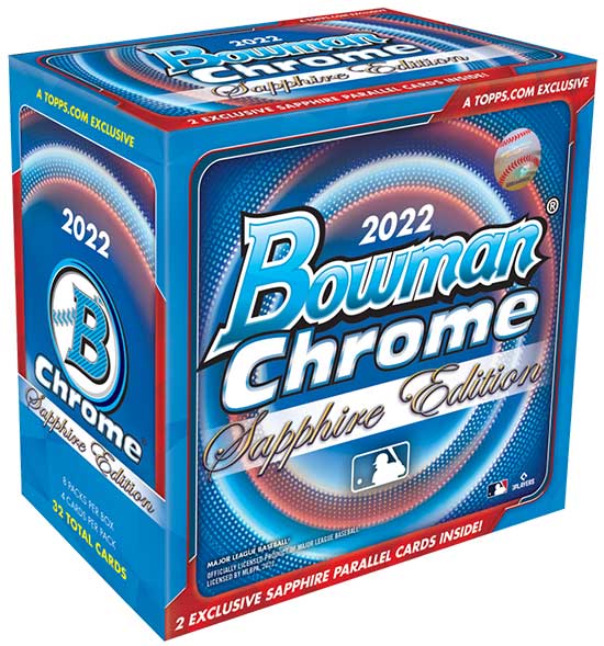 2022 Bowman Chrome Sapphire Baseball Hobby Box