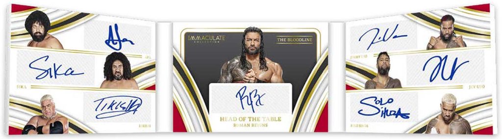 2022 Panini Immaculate WWE Head of the Table Book Autograph