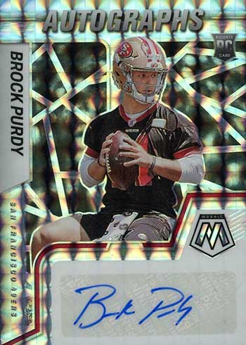 2022 select football, Brock Purdy rookie swatches