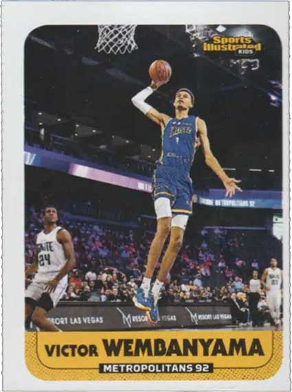 : 2023 Topps Now Victor Wembanya Rookie Card #D-1 Wemby San  Antonio Spurs #1 NBA Draft Pick - Graded GEM Mint 10 : Sports & Outdoors