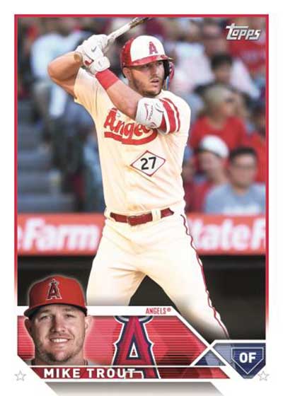2023 Topps Series 1 Baseball Mike Trout