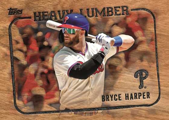 2023 Topps Series 1 Baseball Heavy Lumber Bryce Harper