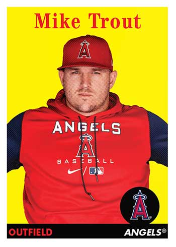 Mike Trout - 2023 MLB TOPPS NOW® Card 405 - PR: 1344