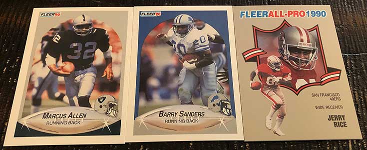 Marcus Allen Fleer 1994 74 Kansas City Chiefs