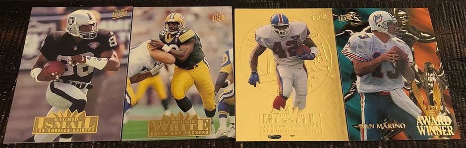 Raghib Rocket Ismail / 15 Different Football Cards Featuring Raghib Ismail