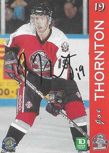 10 Career-Defining Joe Thornton Hockey Cards