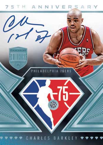 2021-22 Panini Eminence Basketball 75th Anniversary Autographs Charles Barkley