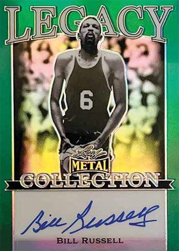 2022-23 Leaf MultiGraphics Basketball Legacy Collection Bill Russell Autograph