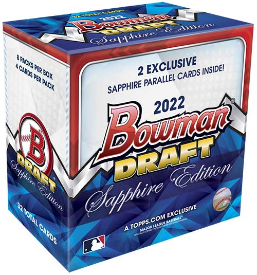2022 Bowman Draft Sapphire Baseball Checklist, Team Sets, Info