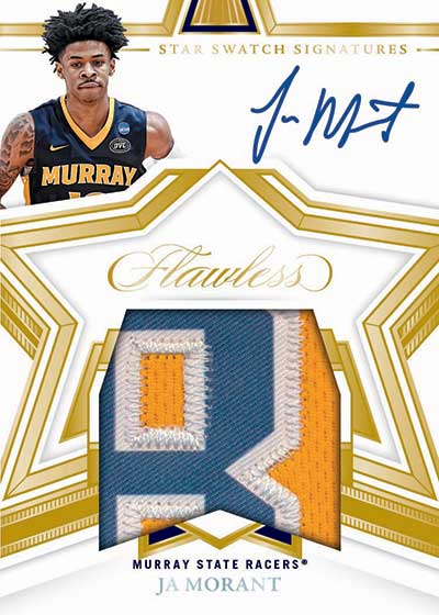 2022 Panini Flawless Collegiate Dual Patch Autographs Gold #DPA