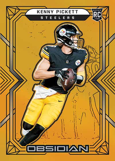 2022 Panini Obsidian Football Gold Flood Kenny Pickett