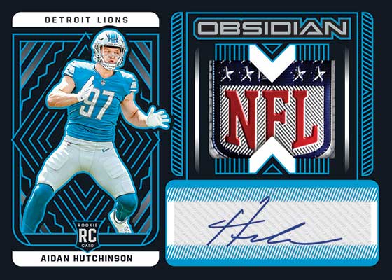 Aidan Hutchinson 2022 Absolute Rookie Materials Jersey Patch Relic Lions  RC! – CDE