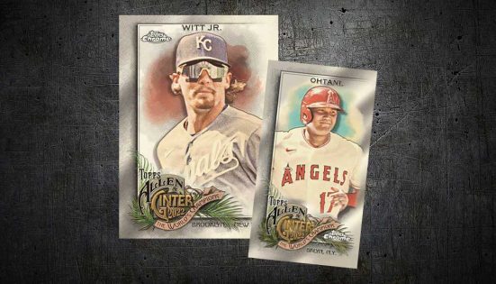 Matt Vierling 2022 Topps Chrome Allen & Ginter mini red refractor