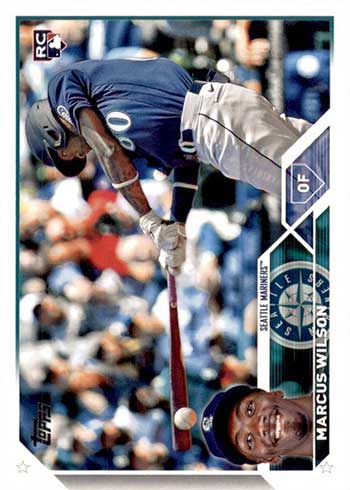 2023 Topps Baseball Rookie Card Marcus Wilson