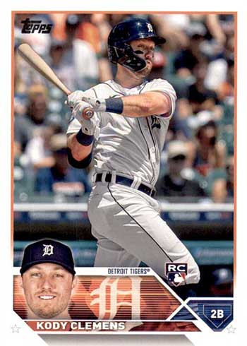2023 Topps Baseball Rookie Card Kody Clemens