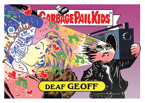 2023 Topps Garbage Pail Kids Valentine's Day Is Canceled Ermsy Deaf Geoff