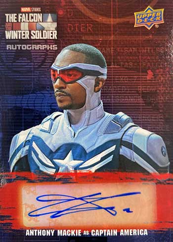 2023 Upper Deck Falcon and the Winter Soldier Autographs Anthony Mackie