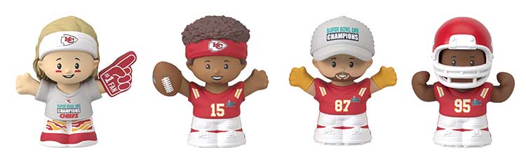 Little People Collector Super Bowl LVII Champions Set Kansas City Chiefs –  Mattel Creations