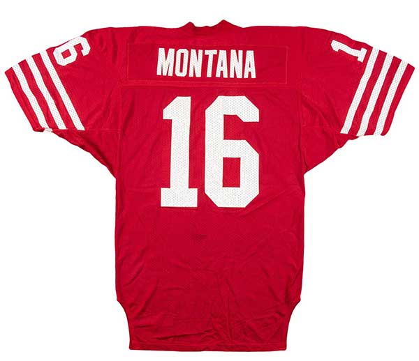 JOE MONTANA  San Francisco 49ers 1989 Home Throwback NFL Football Jersey