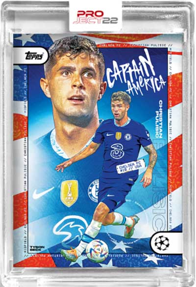Topps Project22 Christian Pulisic by Tyson Beck