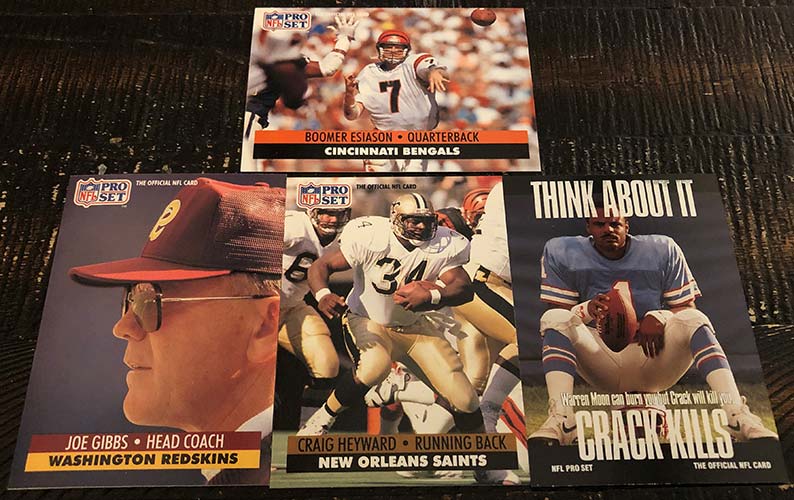 Boomer Esiason Signed Auto 1991 Pro Set Don't Drink Cincinnati