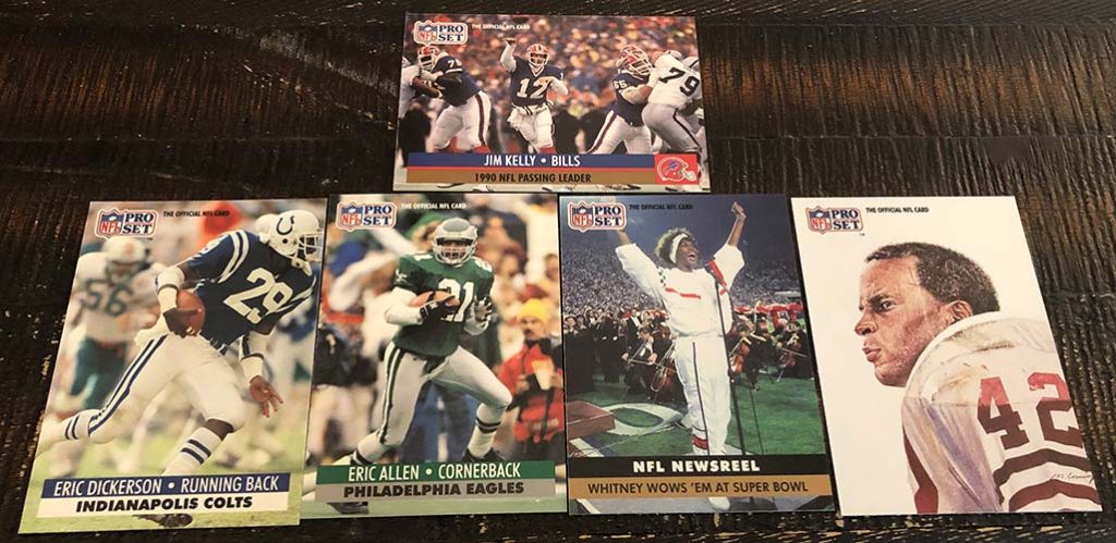 : 1989 Pro Set Series 1-2 & Update Philadelphia Eagles