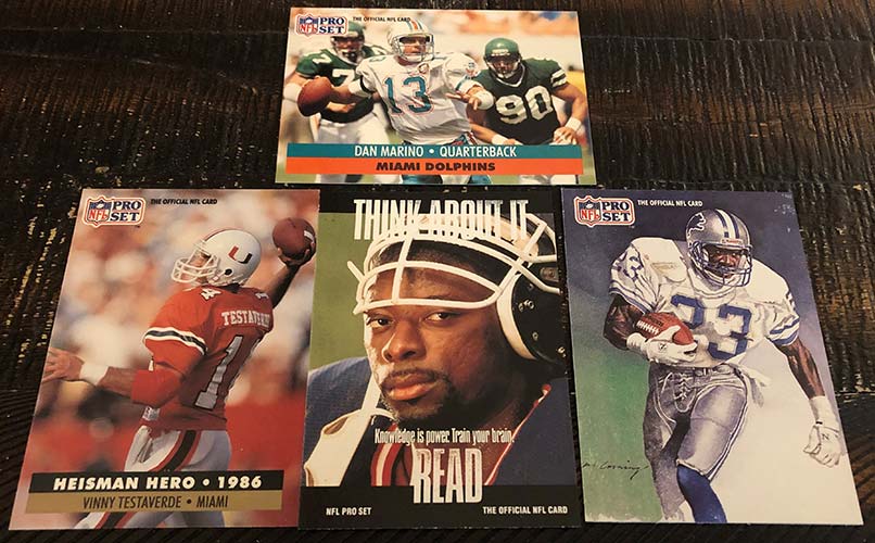 1991 Pro Set Series 1 Football Wax Box