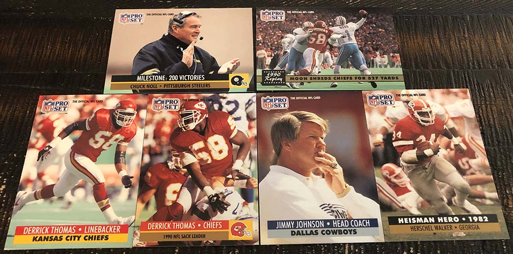 NFL - 1990 Replay 1991 Pro Set Football The Bo and Barry Show