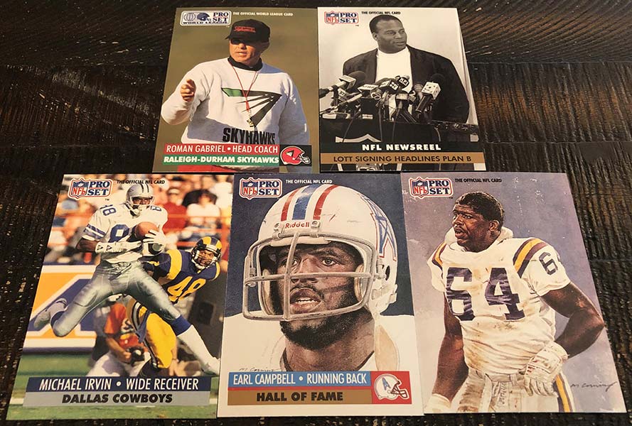 1991 Pro Set Series 1 Football Wax Box