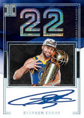 2022-23 Panini Impeccable Basketball Championship Signatures Stephen Curry