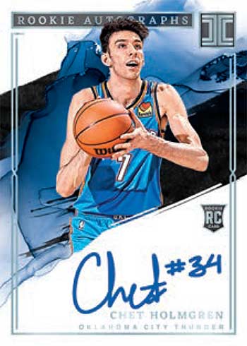 2022-23 Panini Impeccable Basketball Rookie Autographs Chet Holmgren