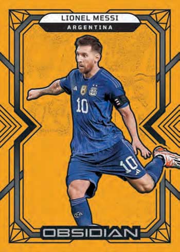 2022-23 Panini Obsidian Soccer Gold Flood Lionel Messi