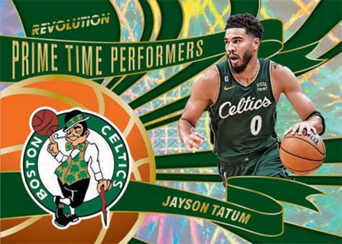 2022-23 Panini Revolution Basketball Prime Time Performers Jayson Tatum