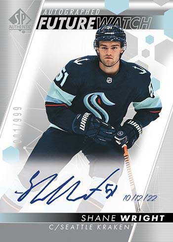 2022-23 SP Authentic Hockey Future Watch Autographs Shane Wright