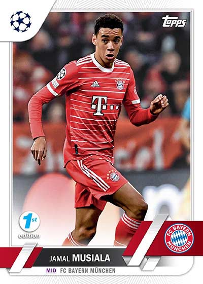 2022-23 Topps UEFA Club Competitions 1st Edition Jamal Musiala