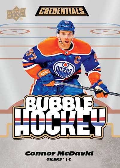 2022-23 Upper Deck Credentials Hockey Bubble Hockey Connor McDavid