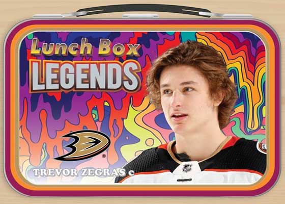 2022-23 Upper Deck Series 2 Hockey Lunch Box Legends Trevor Zegras