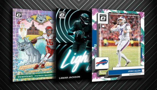 2022 Panini NFL Donruss Optic Football Trading Card Blaster Box