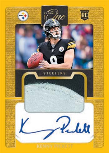 2022 Panini One Football Premium Rookie Patch Autographs Kenny Pickett