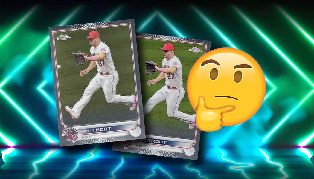 How to Tell 2022 Topps Chrome and Sonic Baseball Cards Apart