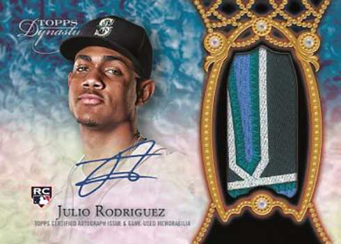 2022 Topps Dynasty Baseball Autographed Patch Julio Rodriguez